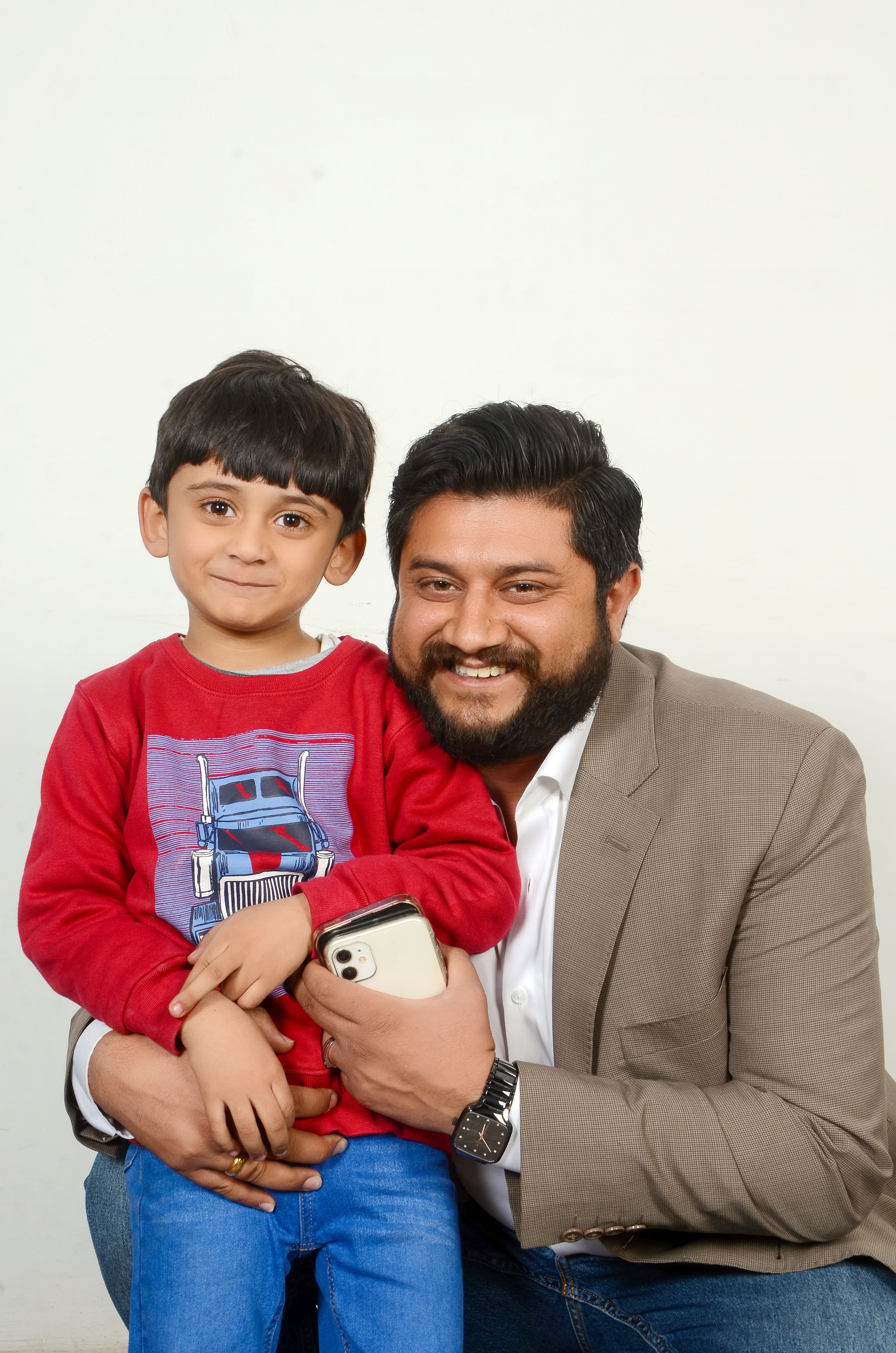 Parent and child at the dental office together