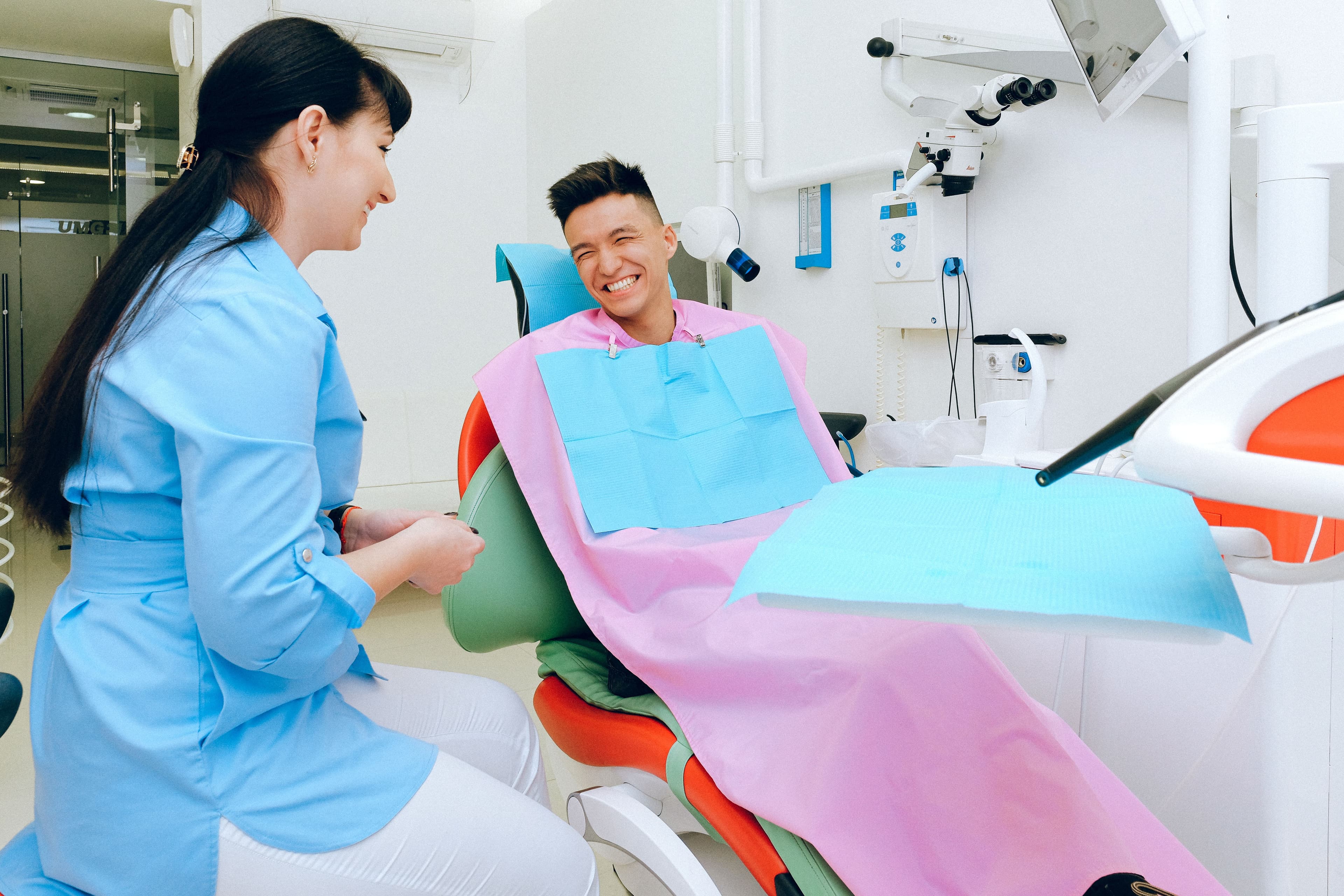 Smiling patient at Inland Family Dental