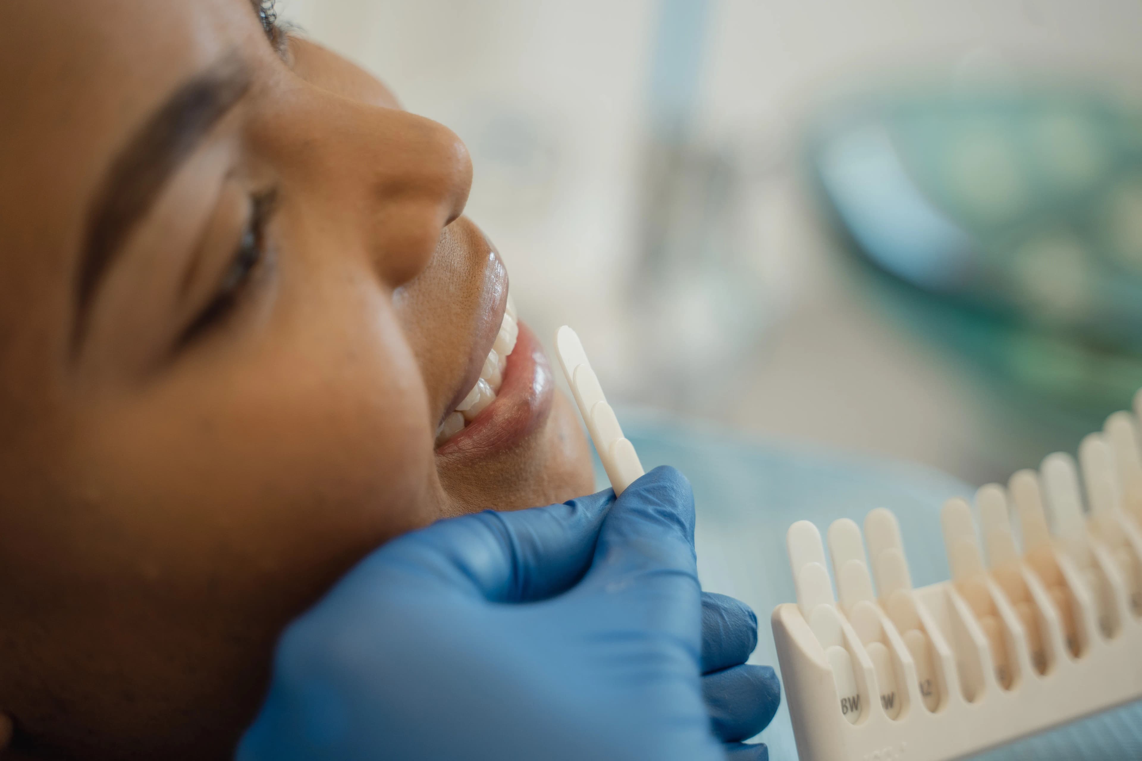 Close-up of healthy, aligned teeth