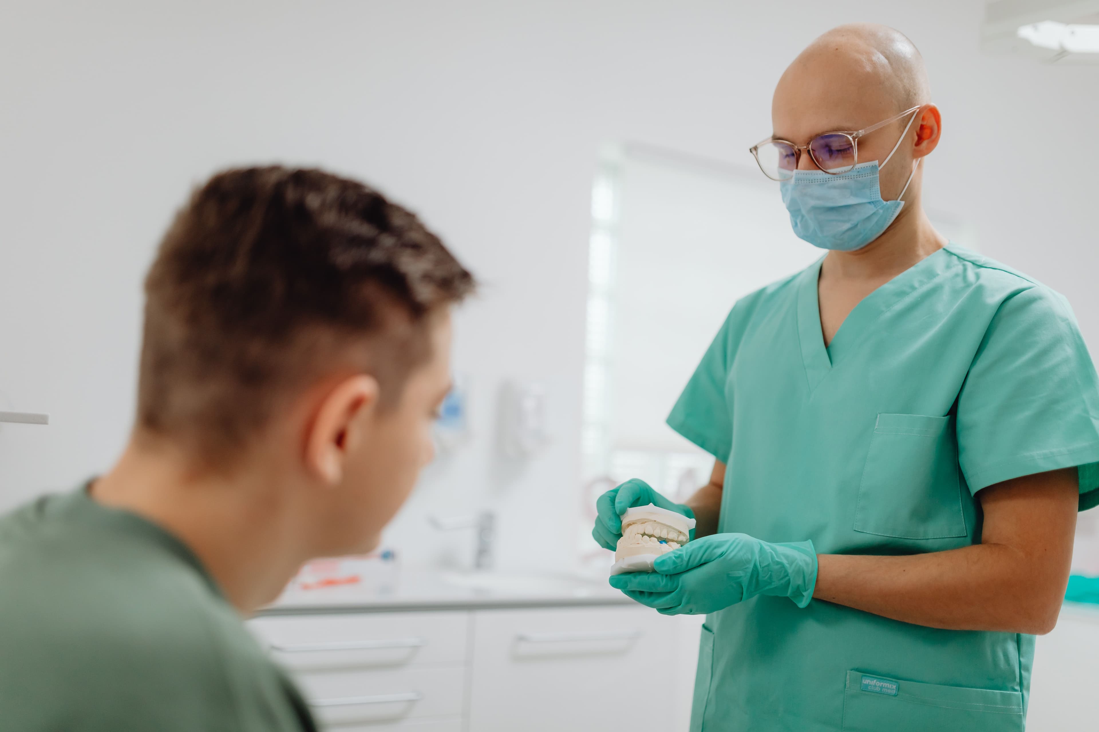 Discussing financing options at Inland Family Dental